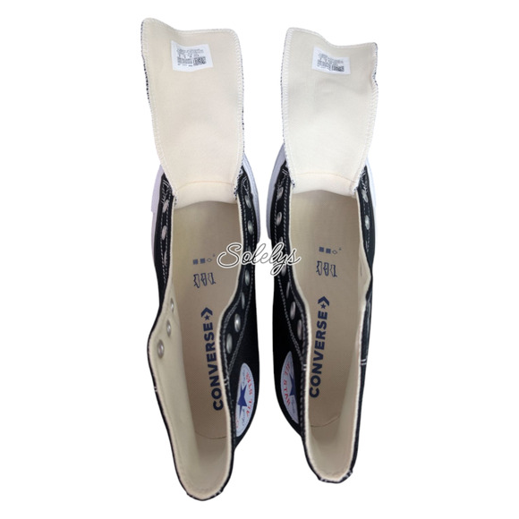 Converse Chuck Taylor All Star Hidden Wedge Platform Black White Sneaker 6 NEW - Picture 8 of 10